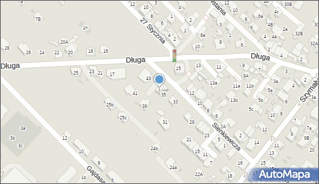 Radzionków, Sienkiewicza Henryka, 37, mapa Radzionków