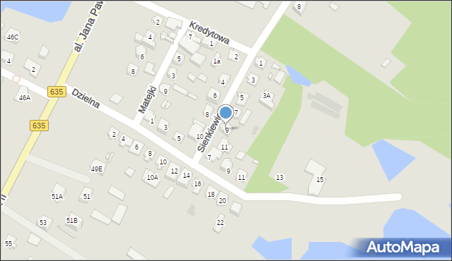 Radzymin, Sienkiewicza Henryka, 9, mapa Radzymin