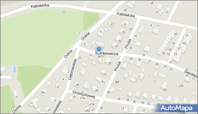 Rawa Mazowiecka, Sienkiewicza Henryka, 30, mapa Rawa Mazowiecka