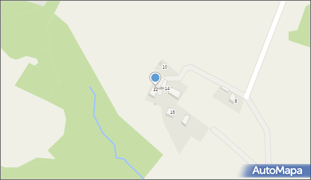 Regulice, Sikorówka, 12, mapa Regulice