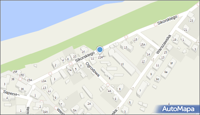 Rewal, Sikorskiego Władysława, gen., 11A, mapa Rewal