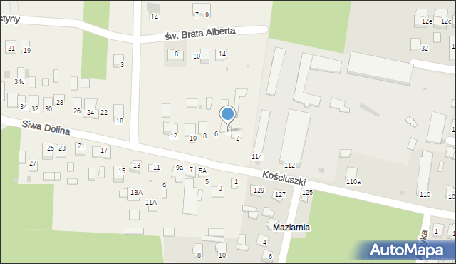 Rogóźno, Siwa Dolina, 4, mapa Rogóźno