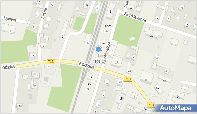 Rokiciny-Kolonia, Sienkiewicza Henryka, 3C/2, mapa Rokiciny-Kolonia