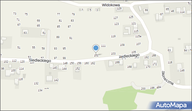 Rudawa, Siedleckiego Marcina, ks., 101, mapa Rudawa