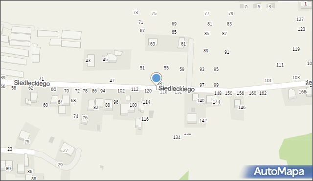 Rudawa, Siedleckiego Marcina, ks., 124, mapa Rudawa