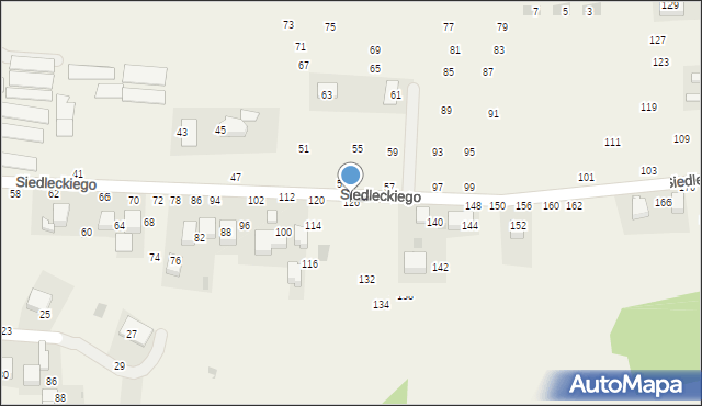 Rudawa, Siedleckiego Marcina, ks., 126, mapa Rudawa