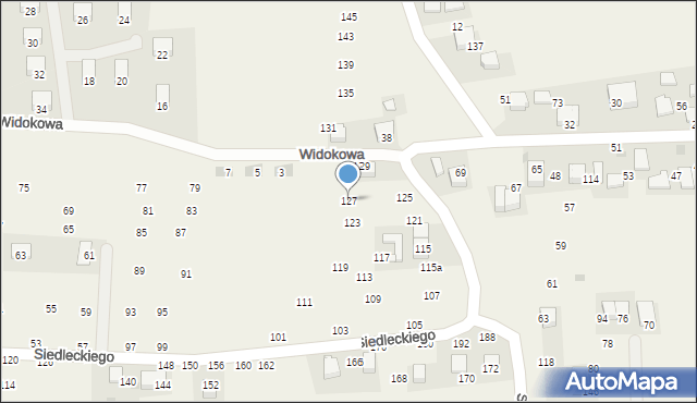 Rudawa, Siedleckiego Marcina, ks., 127, mapa Rudawa