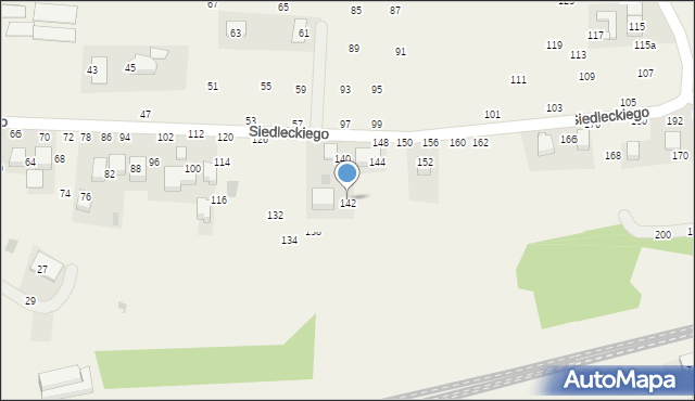 Rudawa, Siedleckiego Marcina, ks., 142, mapa Rudawa