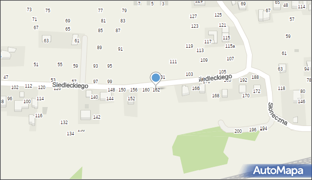 Rudawa, Siedleckiego Marcina, ks., 162, mapa Rudawa