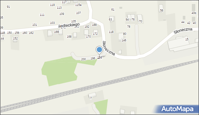 Rudawa, Siedleckiego Marcina, ks., 194, mapa Rudawa