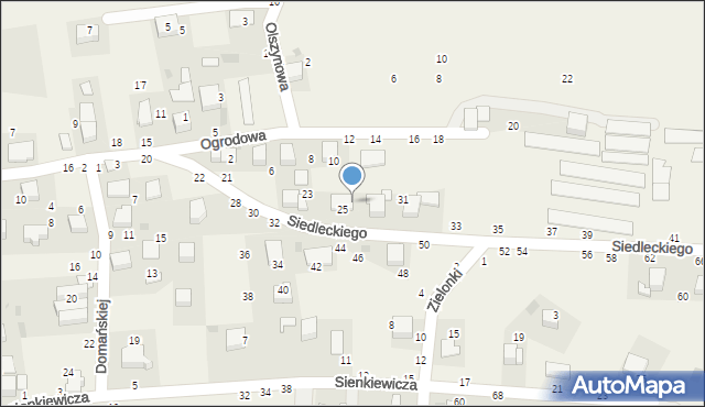 Rudawa, Siedleckiego Marcina, ks., 27, mapa Rudawa