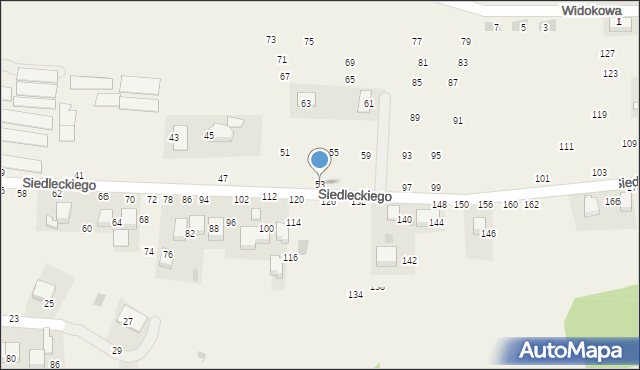 Rudawa, Siedleckiego Marcina, ks., 53, mapa Rudawa