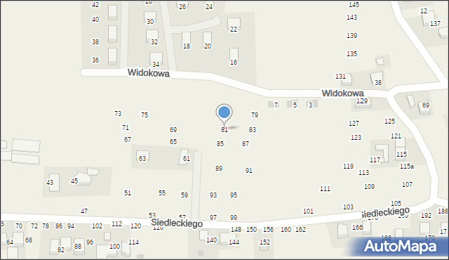Rudawa, Siedleckiego Marcina, ks., 81, mapa Rudawa