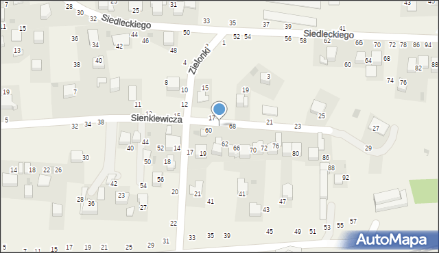 Rudawa, Sienkiewicza Henryka, 64, mapa Rudawa
