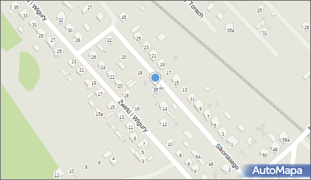 Rudnik nad Sanem, Sikorskiego Władysława, gen., 16, mapa Rudnik nad Sanem