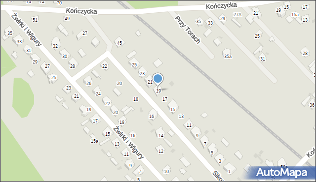 Rudnik nad Sanem, Sikorskiego Władysława, gen., 19, mapa Rudnik nad Sanem