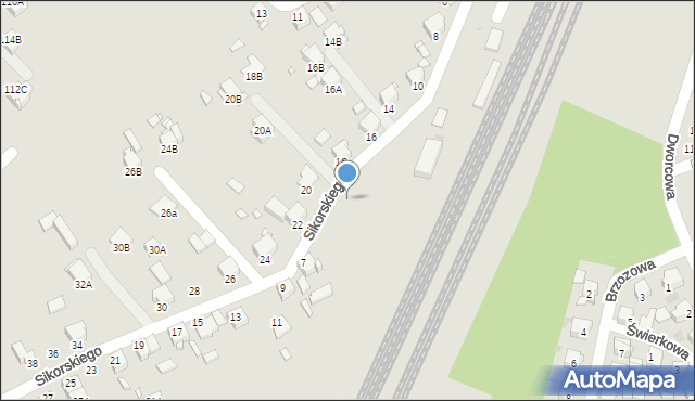 Rybnik, Sikorskiego Władysława, gen., 3, mapa Rybnika