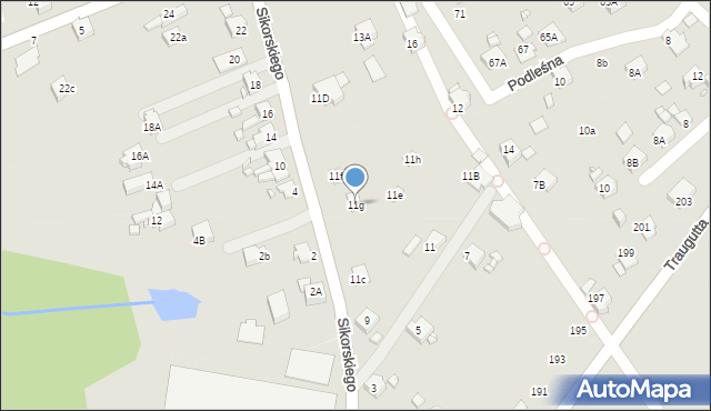 Rydułtowy, Sikorskiego Władysława, gen., 11g, mapa Rydułtowy