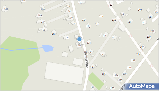 Rydułtowy, Sikorskiego Władysława, gen., 2A, mapa Rydułtowy