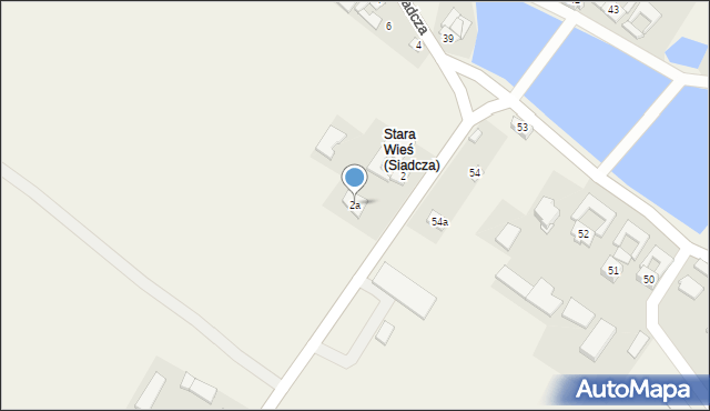 Siadcza, Siadcza, 2a, mapa Siadcza