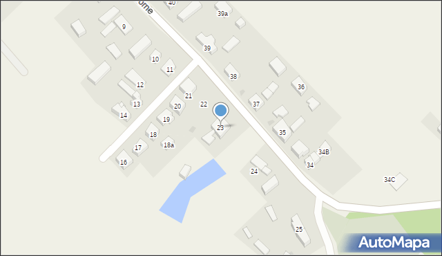 Siadło Górne, Siadło Górne, 23, mapa Siadło Górne