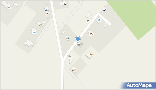 Siadło Górne, Siadło Górne, 33b, mapa Siadło Górne