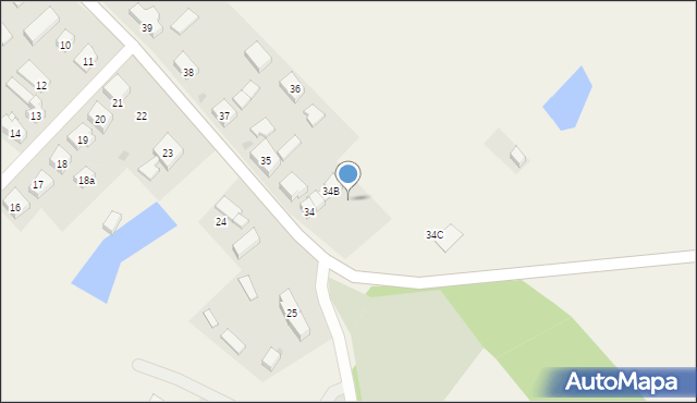 Siadło Górne, Siadło Górne, 34a, mapa Siadło Górne