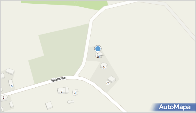 Sianowo, Sianowo, 2d, mapa Sianowo