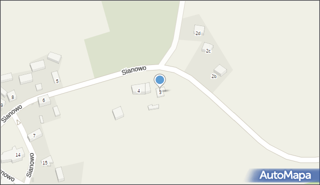 Sianowo, Sianowo, 3, mapa Sianowo