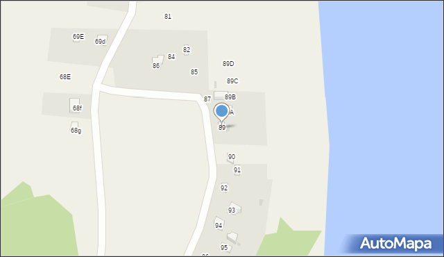 Sianowo, Sianowo, 89, mapa Sianowo