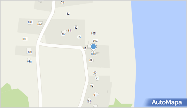 Sianowo, Sianowo, 89A, mapa Sianowo