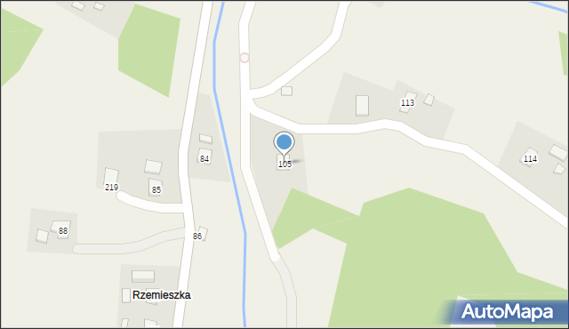 Siary, Siary, 105, mapa Siary