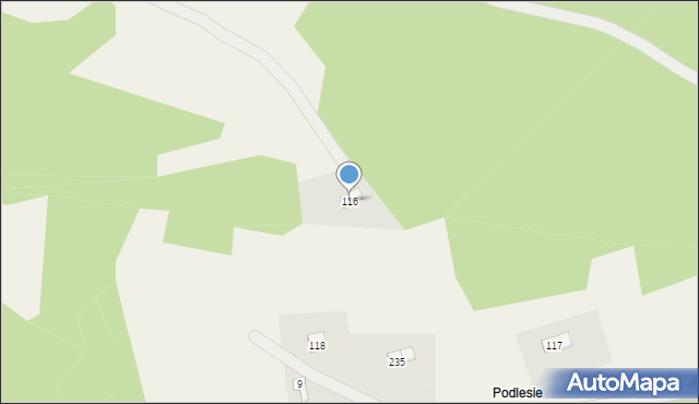 Siary, Siary, 116, mapa Siary