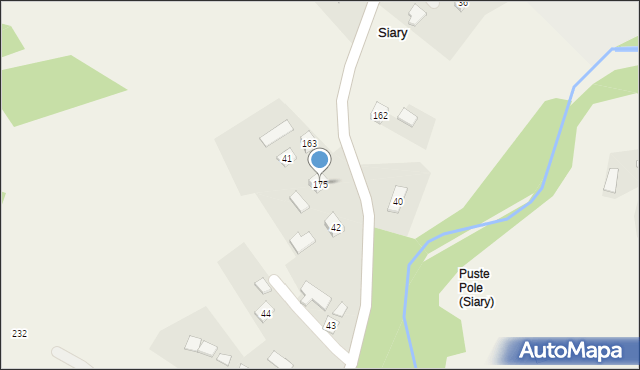 Siary, Siary, 175, mapa Siary