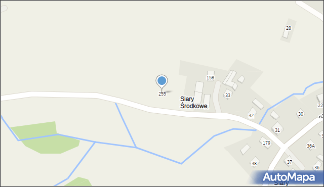 Siary, Siary, 255, mapa Siary