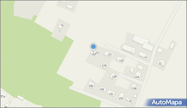 Siarzewo, Siarzewo, 11d, mapa Siarzewo