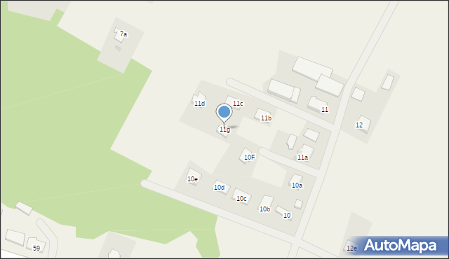 Siarzewo, Siarzewo, 11g, mapa Siarzewo