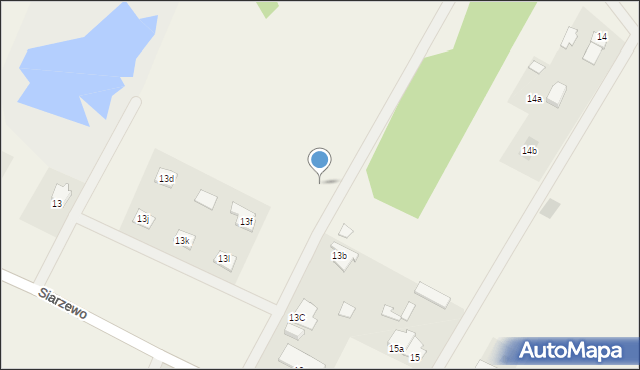 Siarzewo, Siarzewo, 13p, mapa Siarzewo