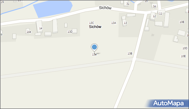 Sichów, Sichów, 13e, mapa Sichów