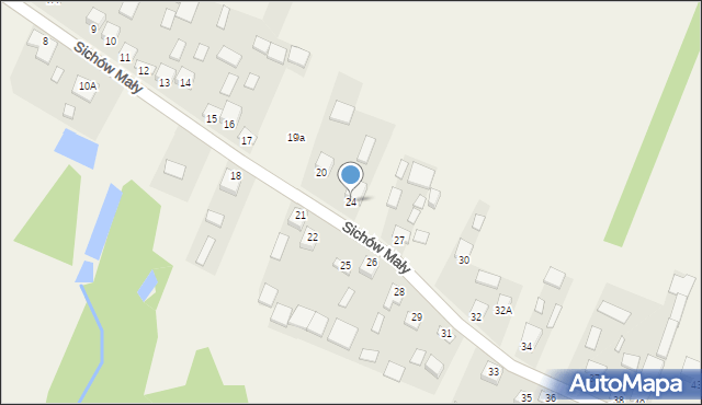 Sichów Mały, Sichów Mały, 24, mapa Sichów Mały