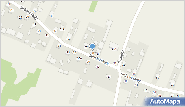 Sichów Mały, Sichów Mały, 38, mapa Sichów Mały