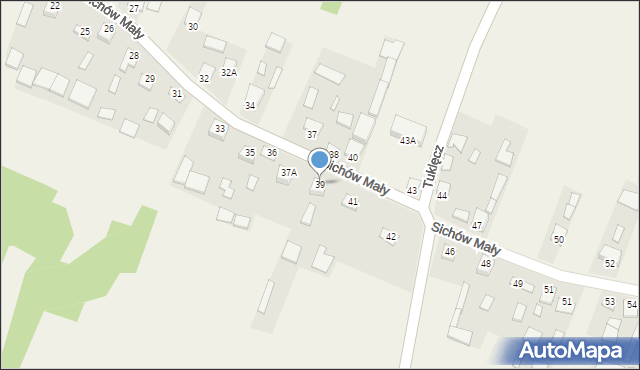 Sichów Mały, Sichów Mały, 39, mapa Sichów Mały