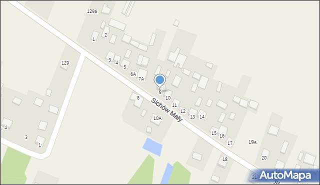 Sichów Mały, Sichów Mały, 9, mapa Sichów Mały