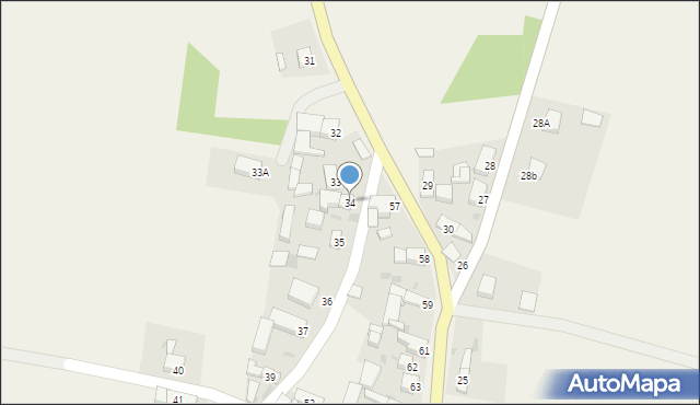 Siciny, Siciny, 34, mapa Siciny