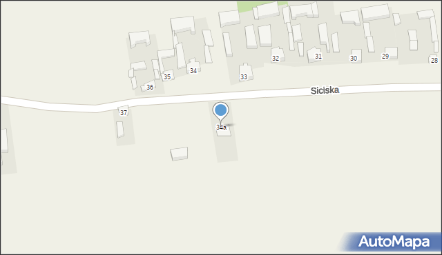 Siciska, Siciska, 34a, mapa Siciska