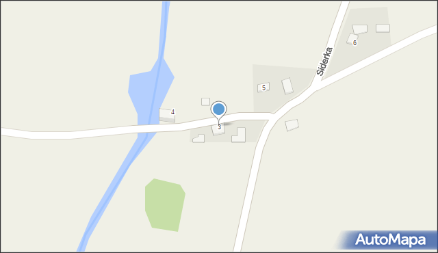 Siderka, Siderka, 3, mapa Siderka