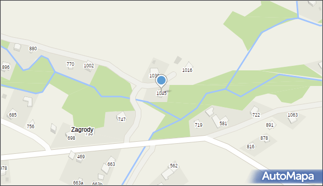 Sidzina, Sidzina, 1045, mapa Sidzina