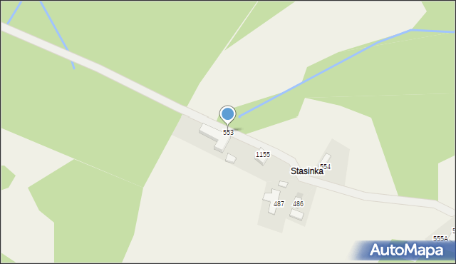 Sidzina, Sidzina, 553, mapa Sidzina