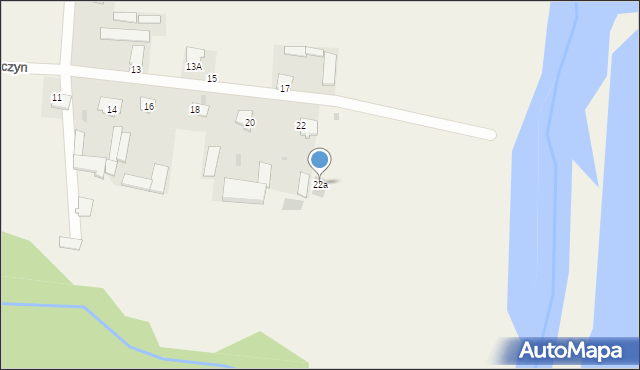 Sieburczyn, Sieburczyn, 22a, mapa Sieburczyn