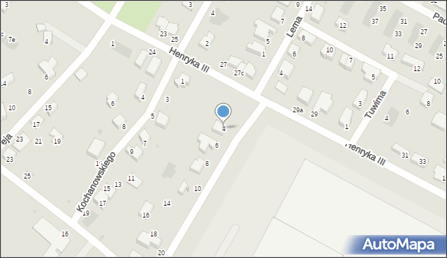 Siechnice, Sienkiewicza Henryka, 4, mapa Siechnice